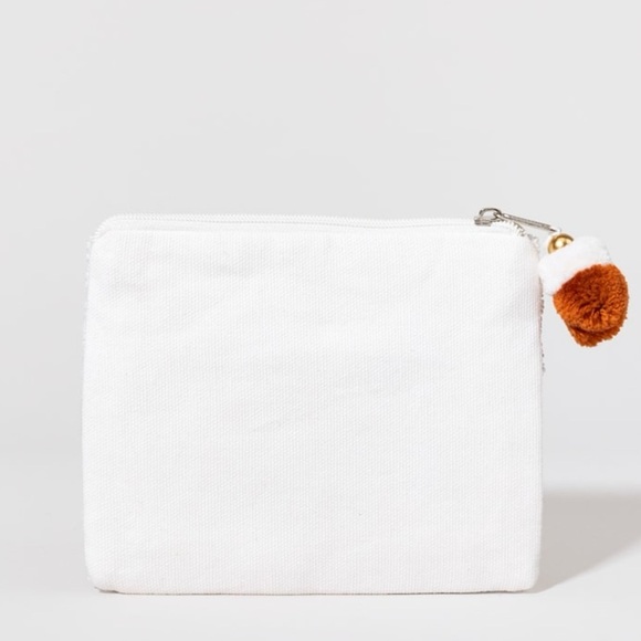 Football Beaded Coin Pouch - Picture 3 of 3